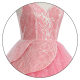 Halloween Costume Magic Wicked Witch cos Costume The Wizard of Oz Pquiz Glinda Pink Dress cos Costume