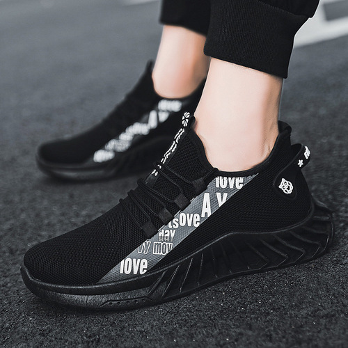 Manufacturer's new spring soft-soled running men's single casual sports shoes men's coconut trendy shoes men's shoes