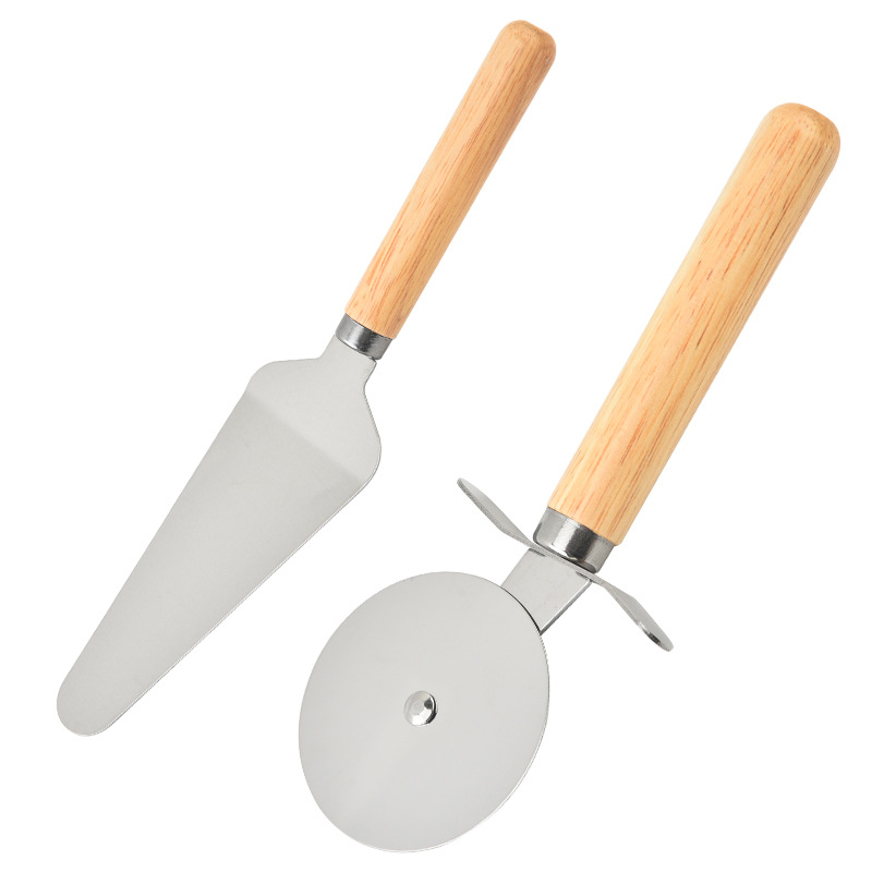 Utensilios para hornear, espátula para pasteles, espátula para pizza de acero inoxidable, espátula para cocinar alimentos, espátula triangular para queso, cuchillo para pizza