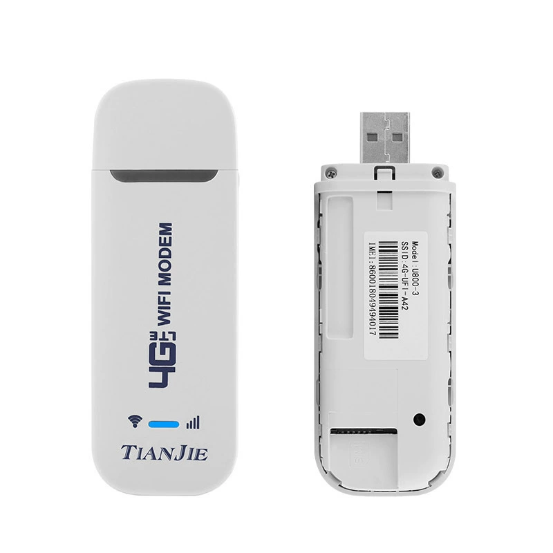 4G модем TIANJIE U800 USB, 150 Мбит/с портативная Wi‑Fi точка доступа, поддержка 10 устройств
