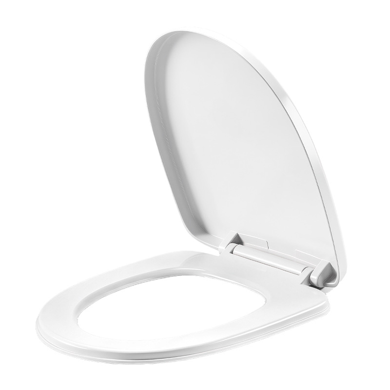 Nuevo tipo de cubierta de inodoro anti-ruptura general de espesor anti-ruido anti-colisión silenciosa caída lenta no amarilla cubierta de inodoro