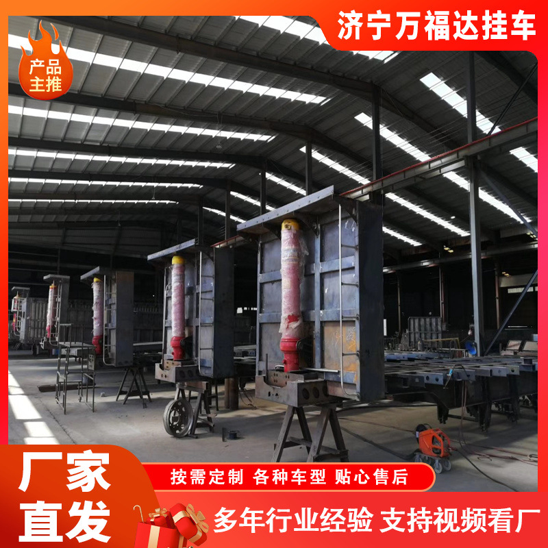 Workshop Turnover Heavy Material Transfer Trailer Low Flatbed Large Piece Transport Semi-Trailer Container Transport Semi-Trailer