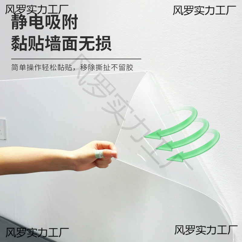36N матовая электростатическая латексная краска стикер стены большая белая защитная пленка для стены прозрачная анти-пинать грязный водонепроницаемый и влагостойкий FengLuo