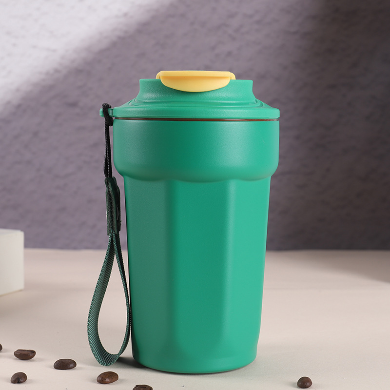 Nuevo forro sin costuras taza de café octogonal logotipo personalizado taza de regalo de publicidad 316 taza de aislamiento al vacío de acero inoxidable