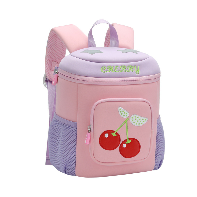 Orang mochila infantil de la escuela primaria los niños arco mochila transpirable y cómodo gran capacidad estudiante bolsa
