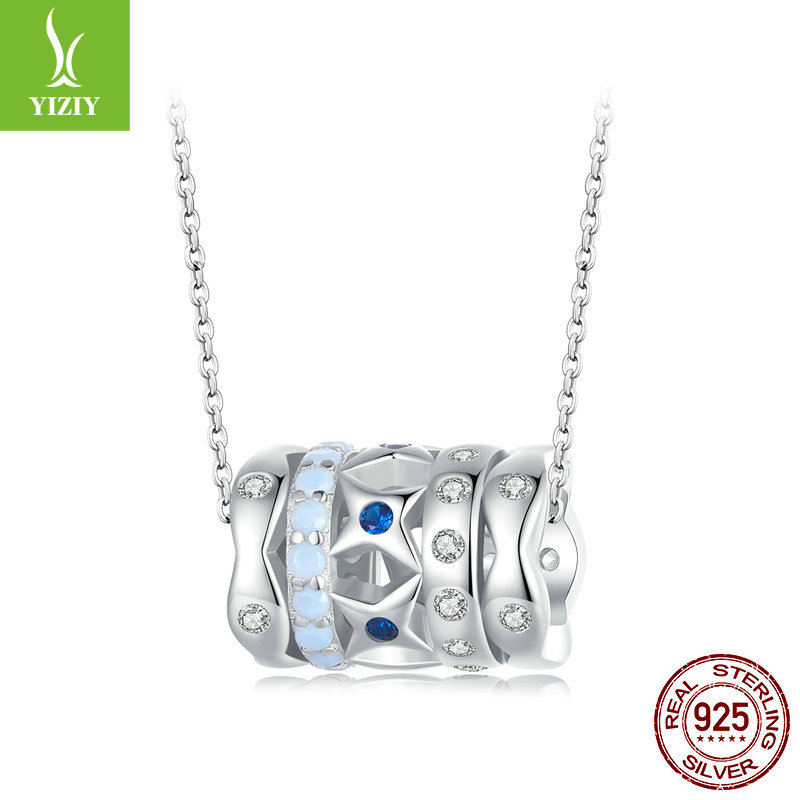 Blue necklace