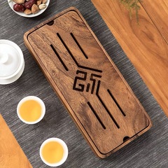 全体の実木のお茶の皿は水を切ります。