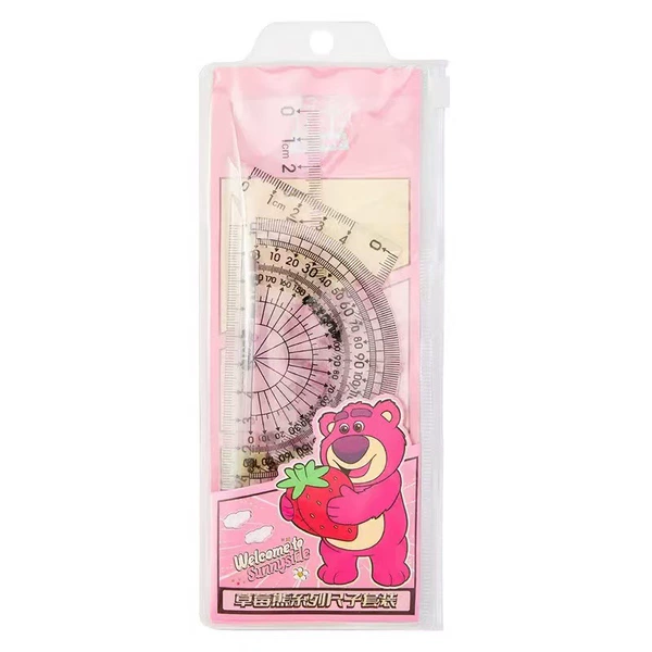 Transparent strawberry, set, 4 piece set