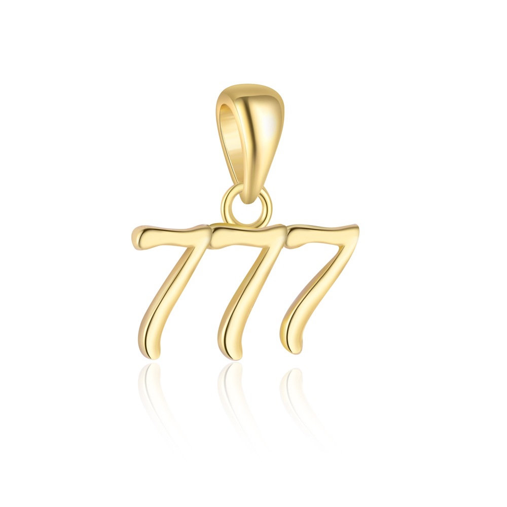 6g Weight Pendant Jewelry Making Type Charms Classification 1 Piece Quantity 925 Sterling Silver Material Number Pattern All Seasons Season Polished Finish Numbers, Plating Design Simple Style, Classic Style Style 1 Piece 925 Sterling Silver Number Polished Pendant Charms 7