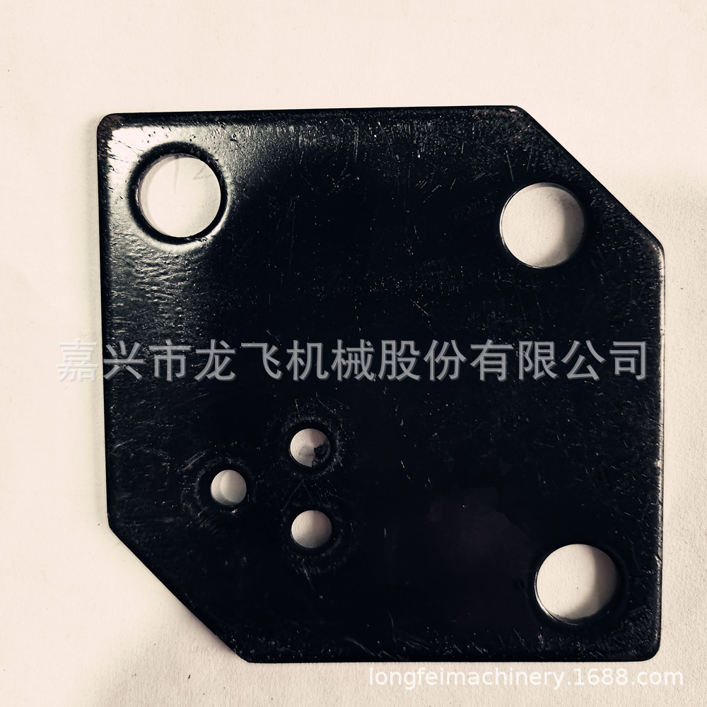 工厂生产供应家具五金配件斜角铁片3孔方铁片