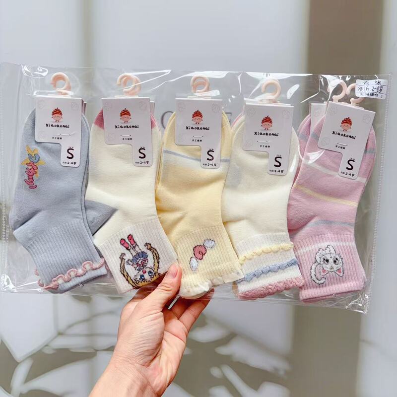 Children's Socks, Boys' and Girls' Handmade Matching Socks, New Autumn and Winter Mid-Waist Cotton Socks, Cute Cartoon Socks Children's Socks, Boys' and Girls' Handmade Matching Socks, New Autumn and Winter Mid-Waist Cotton Socks, Cute Cartoon Socks