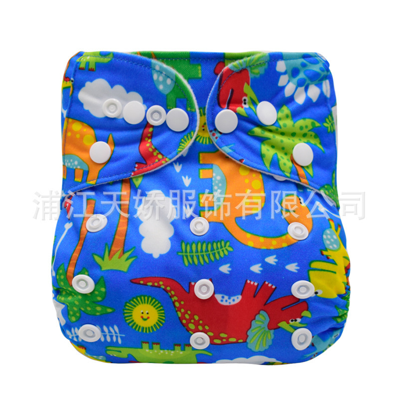 メーカークロスボーダー赤ちゃんおむつ洗える尿不湿通気性プリントトレーニングパンツcloth diaper|undefined