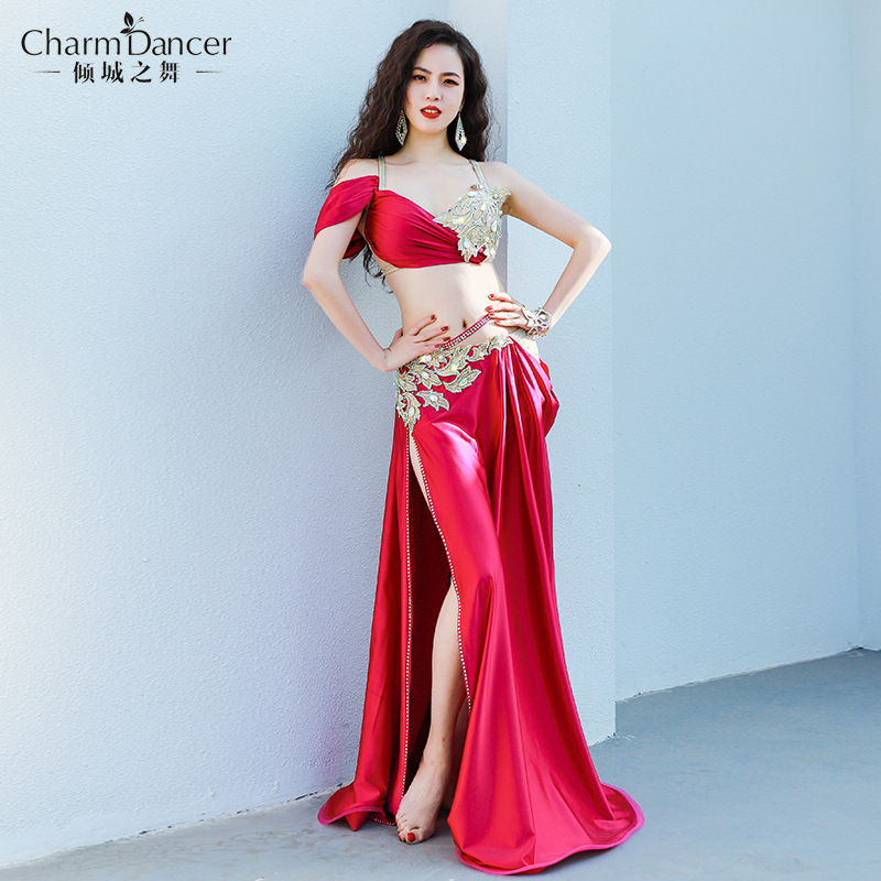 Qingcheng Dance 2021 New Belly Dance Performance Suit Oriental Dance Group Performance Competition Suit
