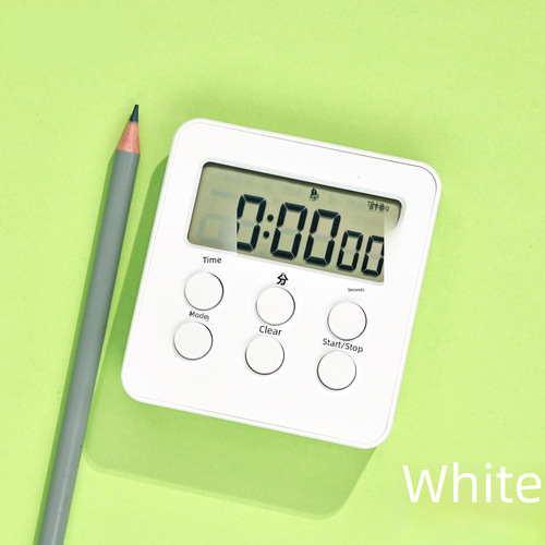 Multifunction Large Screen Timer Kitchen Baking Timer with Clock Timer Student Time Manager