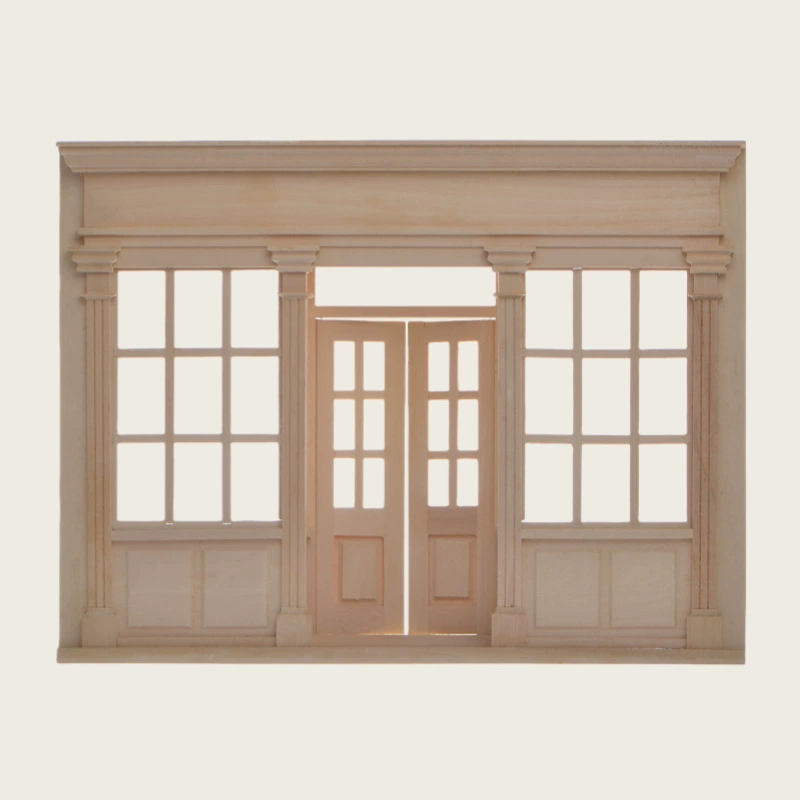 Кукольный дом dollhouse миниатюрная модель 1:12 Мини деревянные двери и окна