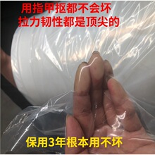 油布加厚家用防尘封窗户保温纸白色塑料布遮盖防雨防水薄膜大棚膜