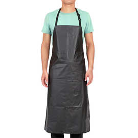 鑫势力加长加大防水围裙挂脖款男女成人防油污耐酸碱围腰批发家居