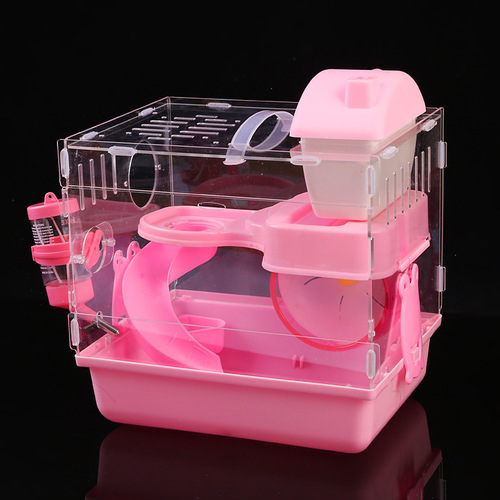 Hamster Cage Hamster Cage Accessories Golden Hamster House Villa Hamster Single Double Combo Mixed Version Acrylic Castle