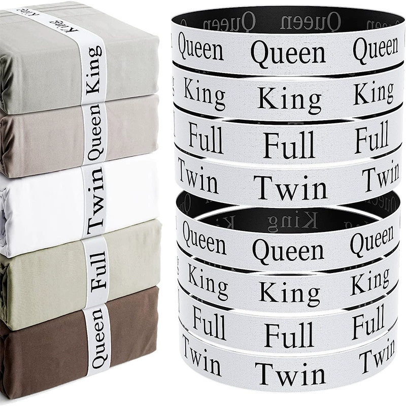 Трансграничная буквенные простыни отделочные ремни для хранения шкафов для отделки эластичных этикеток для путешествий одежда эластичные ремешки