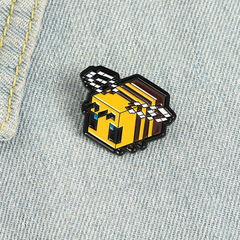 New Arrival Cartoon-Style Creative Game: Minecraft-Themed Alloy Brooches with Painted Finish, Perfect as Stylish Accessories