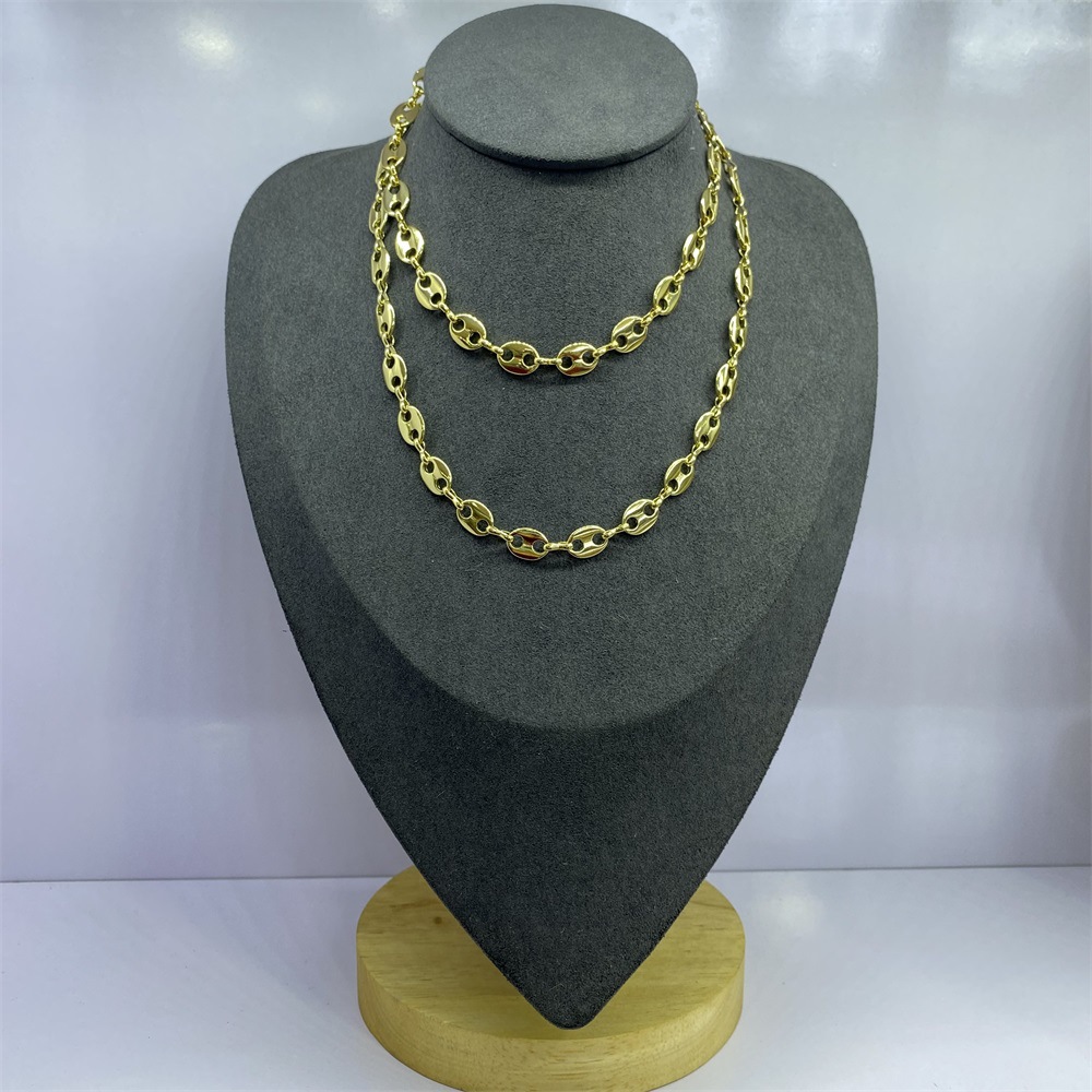 Einfacher Stil Herzform Kupfer Perlen Halskette Mit Anhänger display picture 2