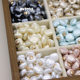 Metallic Resin Shirt Button Clothing Button All-match Square Women's Decorative Cardigan Knit Shirt Pearlescent High-grade