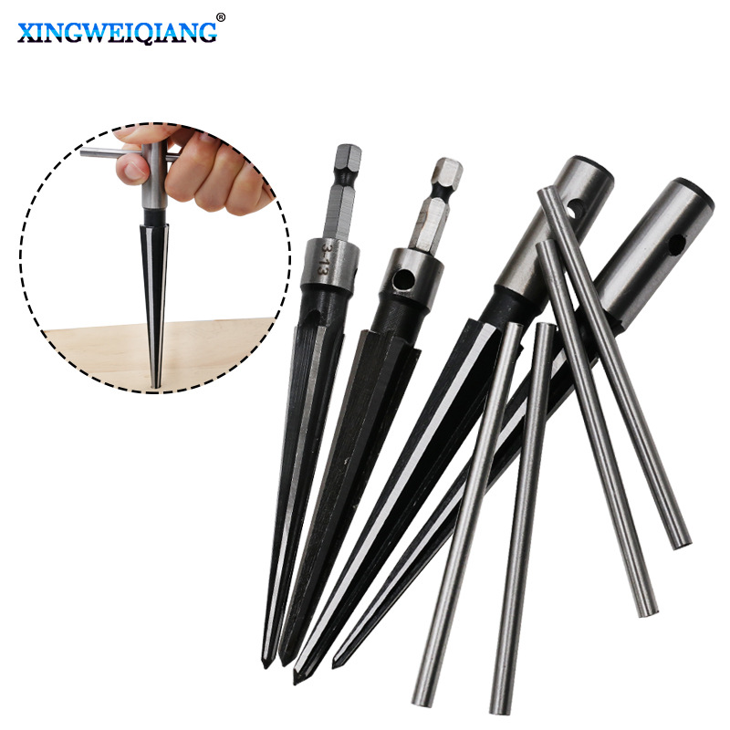 Novice taper reamer 3-13mm woodworking board chamfer with expanded 5-16mm hexagonal handle