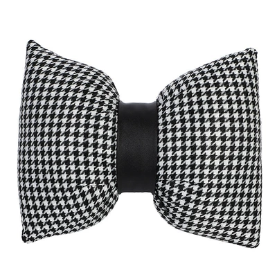 Bag Seat Cover, Seat cushion, seat cover - black-leather-waist-seal-houndstooth-waist