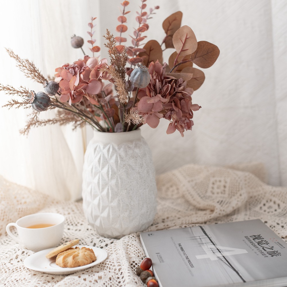 Fireworks Bouquet Home Decoration Flower Wedding Bouquet Wall Decoration Wall Hanging Simulation Flower _voghion.com