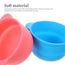 亚马逊脱毛融蜡机内胆硅胶融蜡碗创意可折叠蜜蜡碗美容面膜碗批发