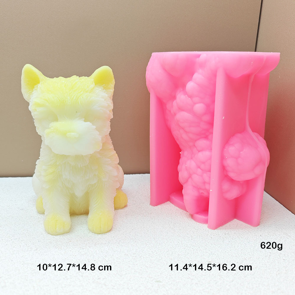 슈나우저 캔들 몰드