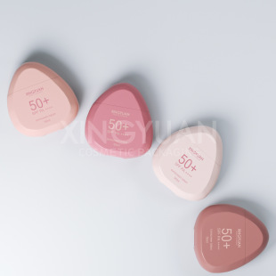 Cross-Border Customized Cosmetic Packaging Materials Plastic Isolation Cream Empty Bottle Pe Extruded Goose Egg Sunscreen Bottle Flat Lotion Bottle