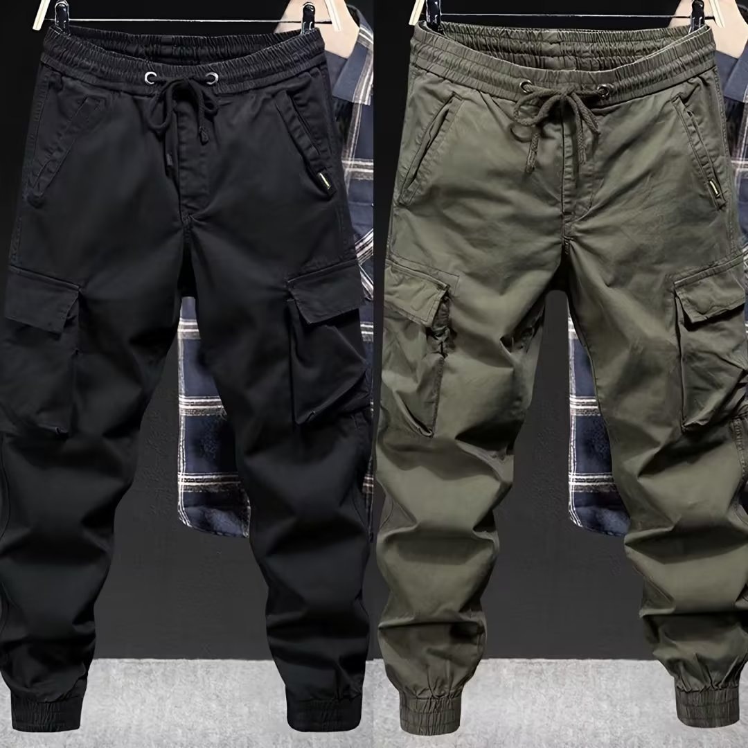 Large Size Work Pants, Durable and Stretchy Workwear Pants for Men, Thin Ice Silk Loose Pants for Summer