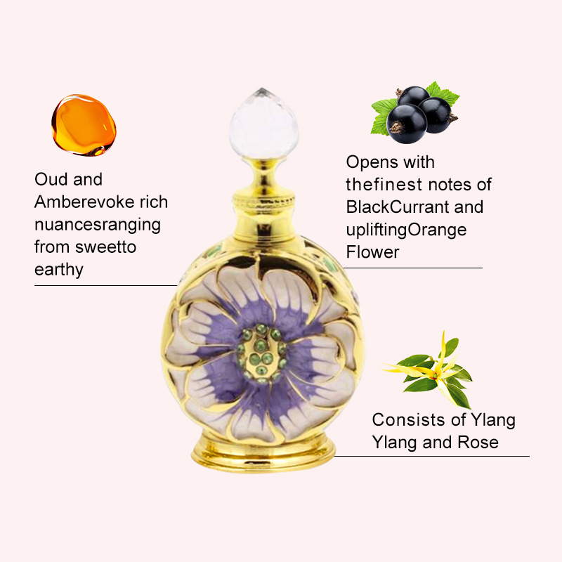 230g Weight Perfume Type Of Cosmetics Perfume Material letter, Flower Pattern Elegant Style Letter Flower Elegant Perfume Personal Care 7