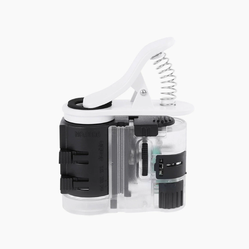 Универсальный интерфейсный микроскоп Chuda для мобильного телефона с несколькими карточными линзами и тканевым мешком фарфоровое идентификационное увеличительное стекло