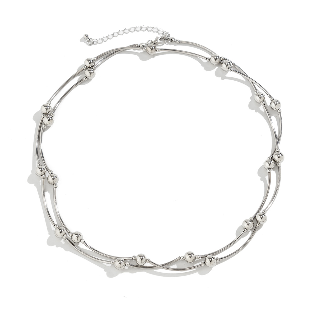 Glam Übertrieben Geometrisch Ccb Künstliche Perle Perlen Überzug Valentinstag Frau Halskette display picture 37