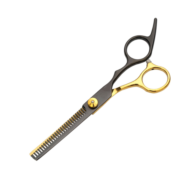 Fábrica al por mayor de 6 pulgadas tijeras de pelo profesional estilista de pelo tijeras de peluquería corte de pelo tijeras planas tijeras de dientes finos traje