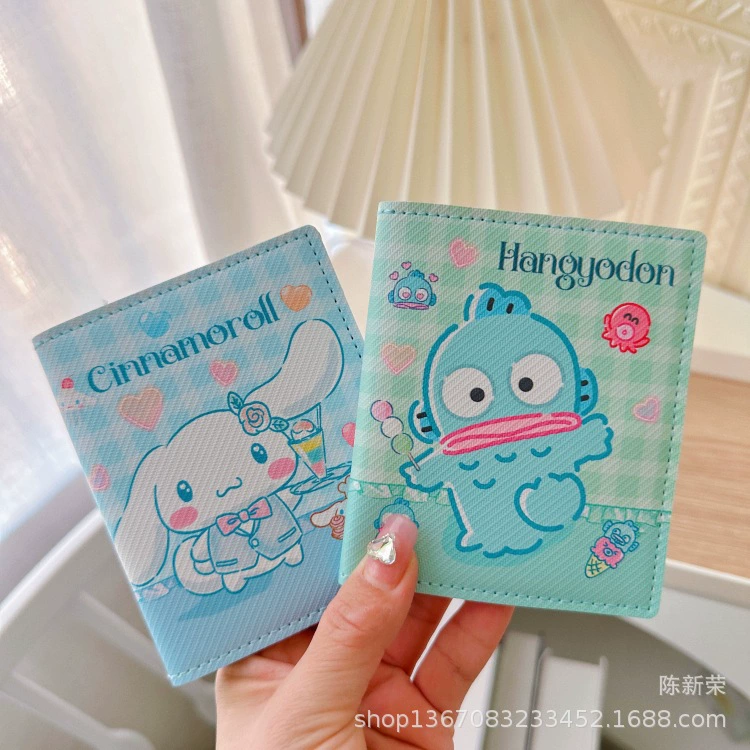 Японская девушка сердце Kuromi удобная переносная карточка сумка визитная банковская карта сумка из PU кожи