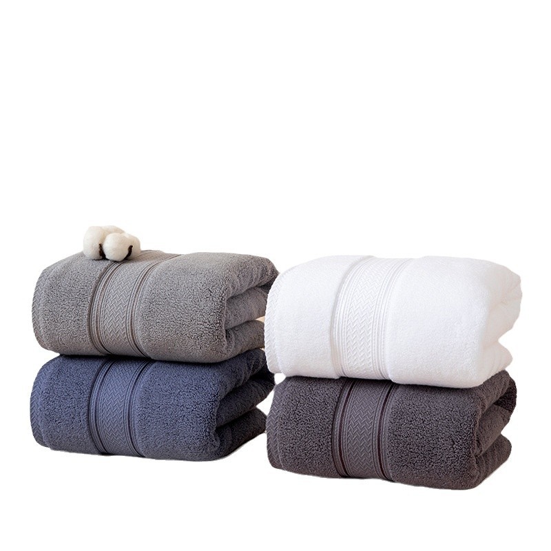 Saugfähiges Badetuch Aus Reiner Baumwolle Für Damen Und Herren_voghion.com