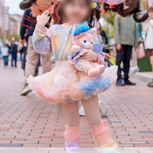 女童毛衣春装渐变色针织衫洋气2025新款中小童女宝宝甜美开衫外套