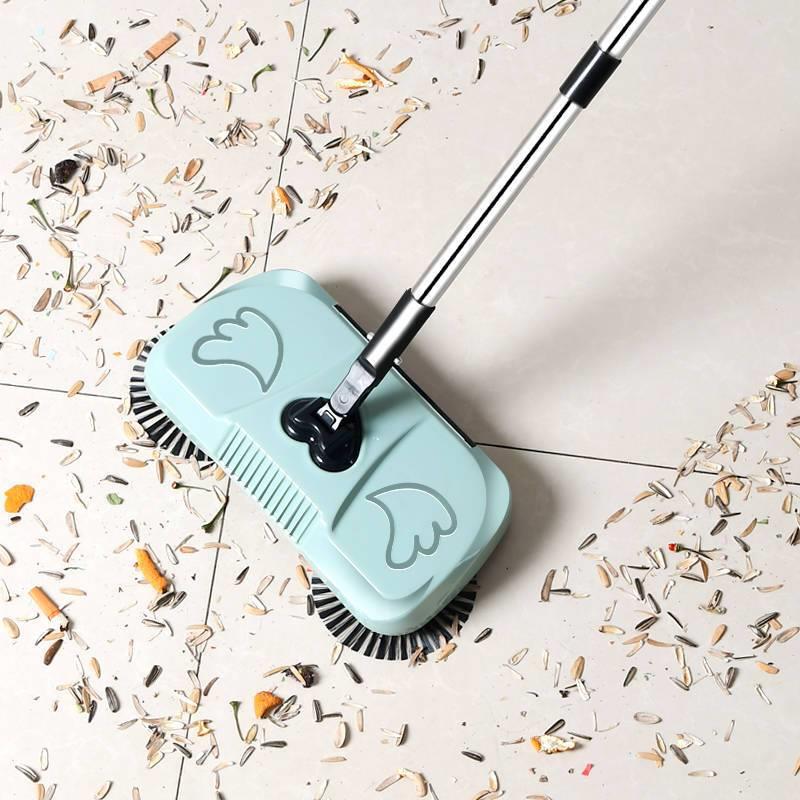 Sweeper Hand-Push Vacuum Cleaner Household Soft Broom Dustpan Set Combination Magic Broom Flat Mop Mop