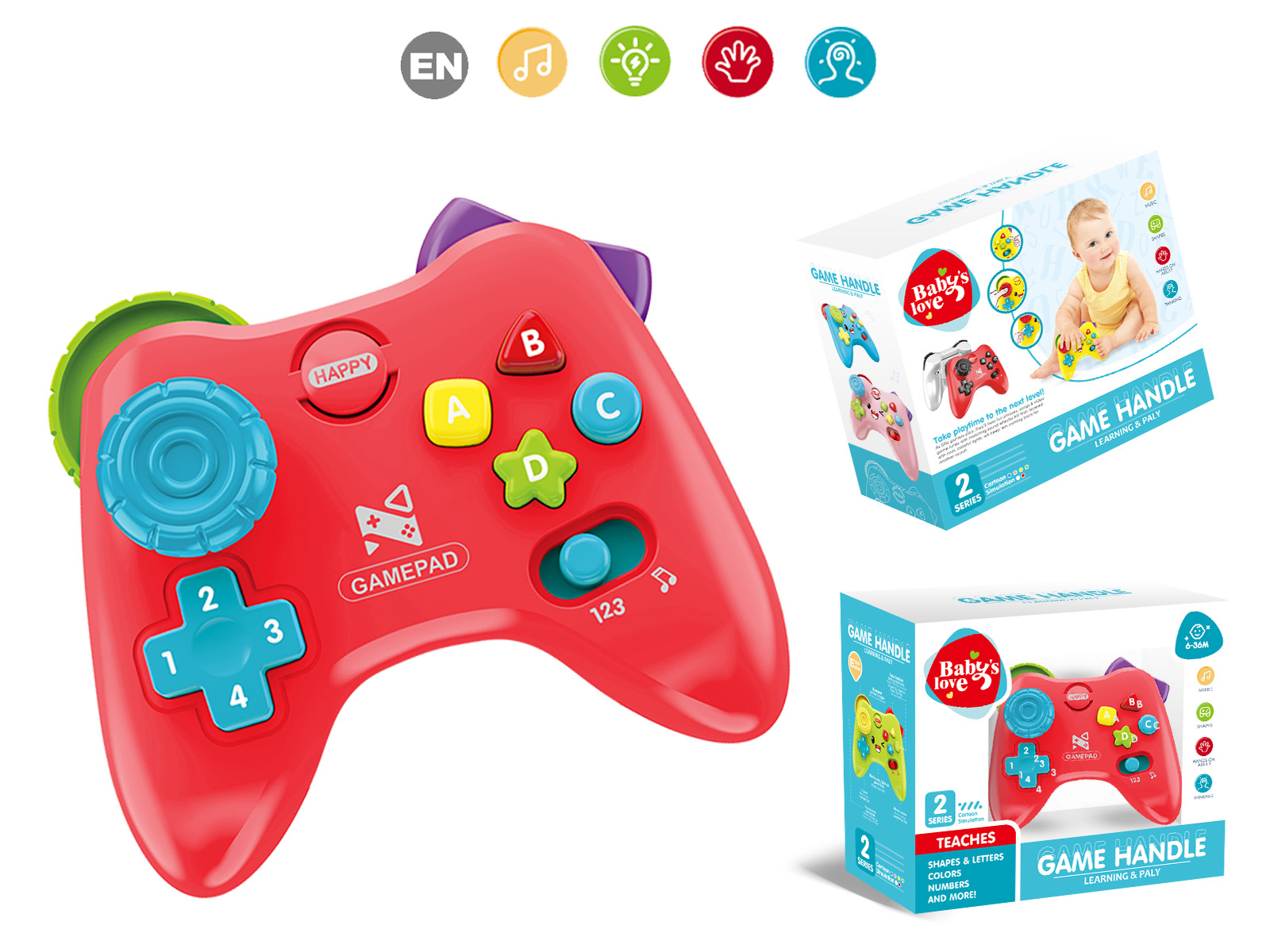 Transfronteriza nueva máquina de juego de simulación de dibujos animados mango español educación temprana máquina de aprendizaje educativo infantil niños juguetes de música