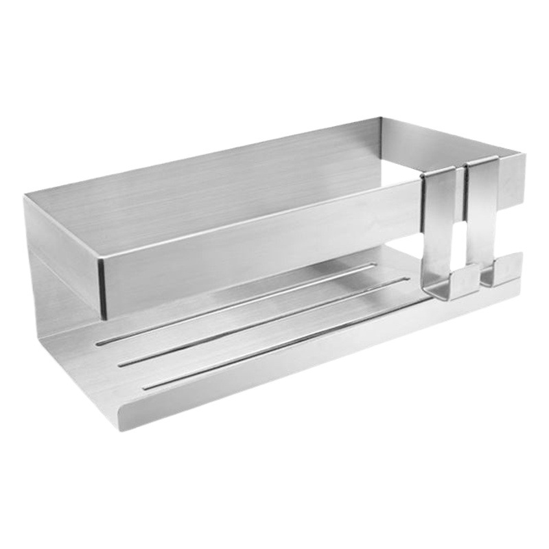 Estantes de baño multicapa, estantes colgantes de ducha, sin perforación, canastas colgantes en el baño, almacenamiento en el baño, detrás de la puerta del inodoro