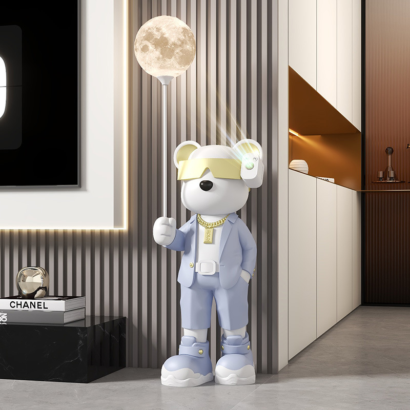 Violent Bear floor decoration children's Chen room living room TV cabinet sofa decoration star light housewarming opening gift