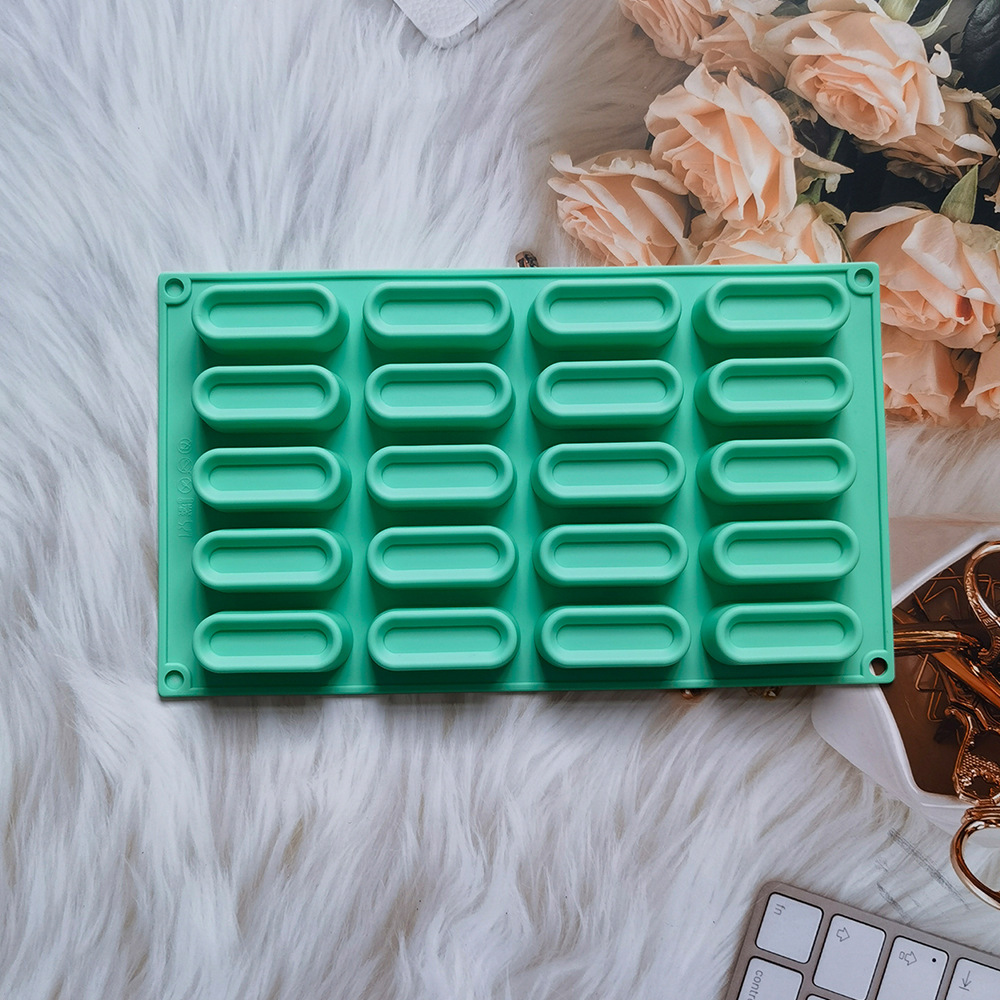 20 molde de pastel de tira larga 585 molde de galletas de silicona molde de pastel de helado pudín molde de postre para hornear