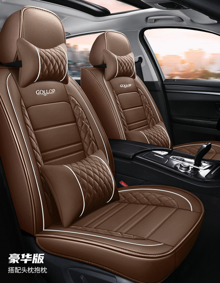 2021 new car seat cushion four seasons universal all-inclusive full leather Diamond car seat cushion factory wholesale export cross-border