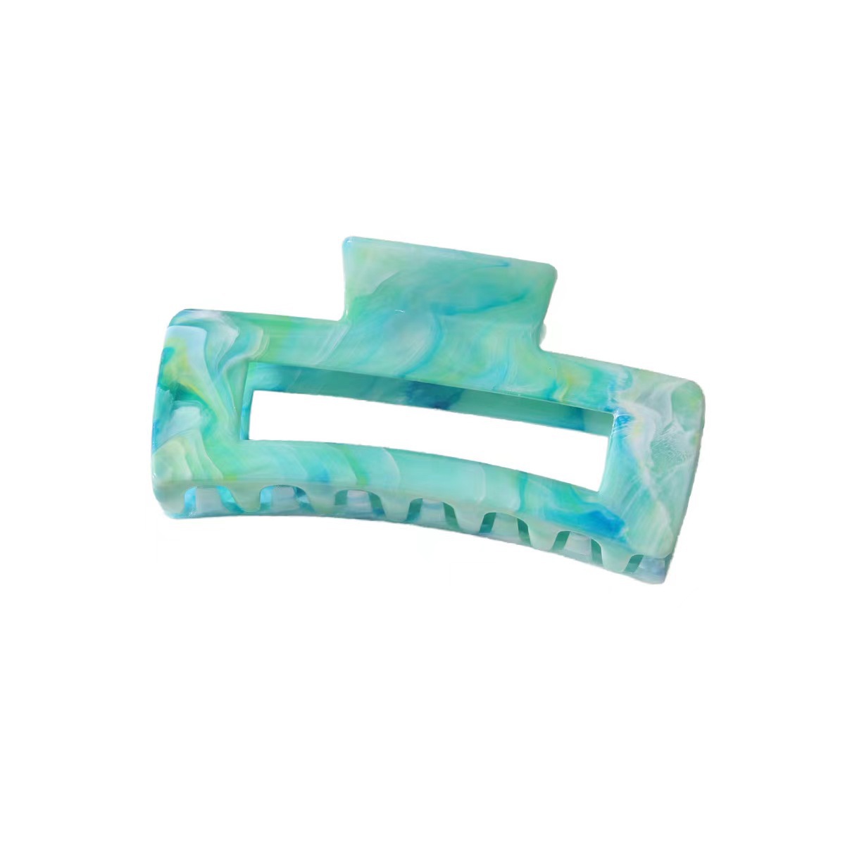 55g Weight Hair Claws Hair Accessories Type 1 Piece Quantity Holiday, Daily Occasion Plastic Material Shell, Rectangle Pattern Women's Gender Stoving Varnish Design Casual, Simple Style Style Women's Casual Simple Style Shell Rectangle Plastic Stoving Varnish Hair Claws 11