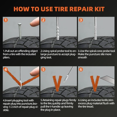 wheel repair tool outdoor: Repair kit