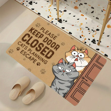 J 94795 Cartoon Cat Door Mat ��ͨè���뻧�ص�羳����ͨ