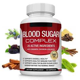 现货跨境Blood Sugar Complex血糖维生素胶囊TK美区 爆品 工厂